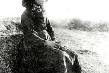 Cantal Une bergere en 1919