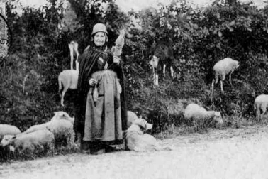 Bergere cantalienne en 1904