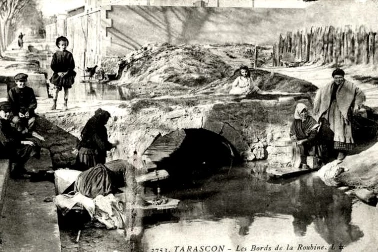 Lessiveuses au bord de la Roubine
