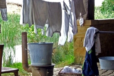 Le materiel de la lessiveuse