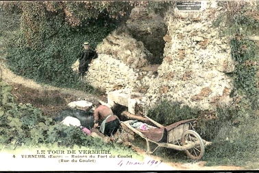 Laveuses Verneuil-Ruines-du-Fort-du-Goulet