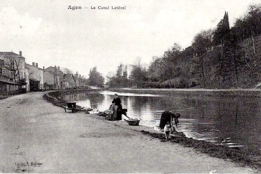 Lessiveuses canal lateral