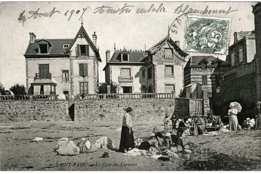 SAINT-PAIR-SUR-MER Le Coin des Laveuses en 1907