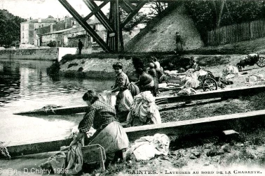 Les laveuses au bord de la Charente