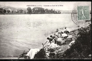 Freneuse - Laveuses-au-bord-de-la-Seine