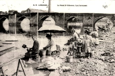 Limoges - Le-Pont-St-Etienne - Les laveuses