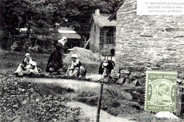 Les laveuses au moulin