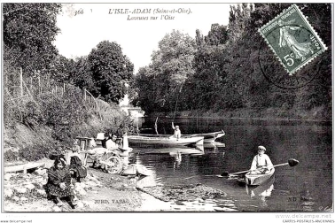 Laveuses sur l oise