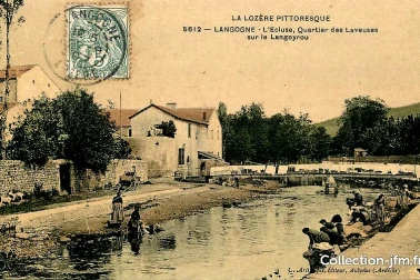 LANGOGNE - L ECLUSE LES LAVEUSES