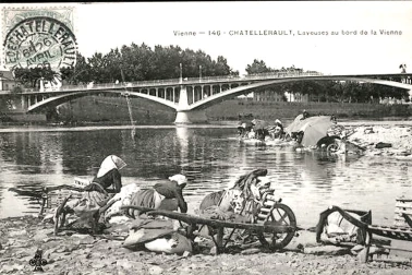 Chatellerault - Laveuses-au-bord-de-la-Vienne