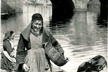 Lavandieres sur le canal