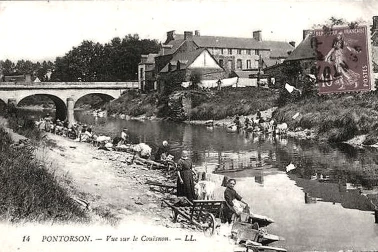 Lavandieres a Pontorson Vue-sur-le-Couesnon