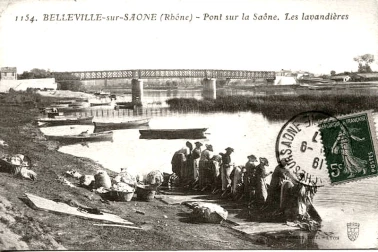 BELLEVILLE SUR SAONE PONT SUR LA SAONE - LES LAVANDIERES