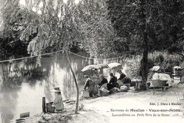 Des lavandieres aux petit bras de la Seine