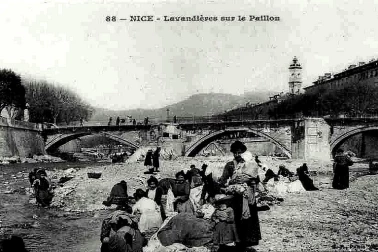 Lavandieres sur le Paillon - Nice