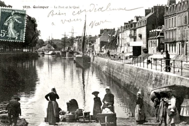 Le pont et le quai des Lavandieres