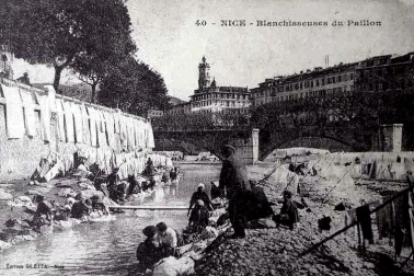 Nice blanchisseuses du Paillon