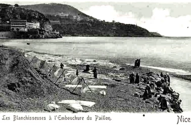 Les blanchisseuses a l embouchure du Paillon