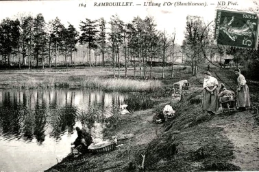 Rambouillet - l-etang d-or les blanchisseuses