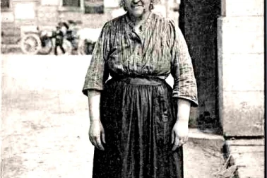 Bayonne type Bayonnais une blanchisseuse