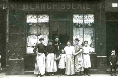 La blanchisserie et ses employes