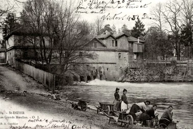 Les blanchisseuses au Grand Moulin