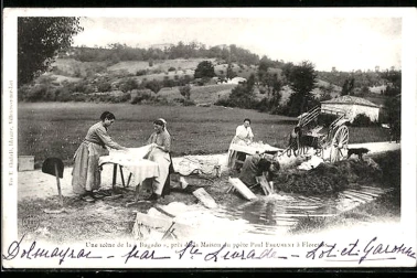 Floressas Une-scene-de-la-Bugado-pres-de-la-Maision Les blanchisseuses