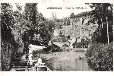 Luxembourg-Pont-du-Stierchen Les blanchisseuses