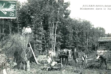 Aulnay-sous-Bois - Bucherons dans le bois