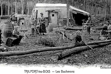 Les bucherons a Trilport-les-Bois