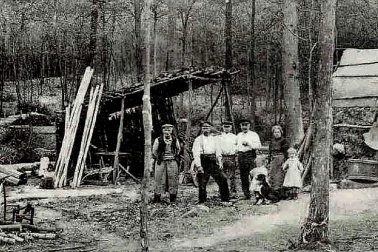 Cabane de bucherons en Foret de Meudon