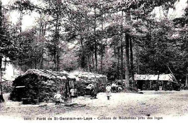 Cabane de bucherons dans la Foret de Saint Germain en Laye