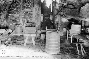 Interieur d un buron