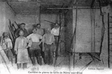 Carriere de pierre de taille de Mery-sur-Oise