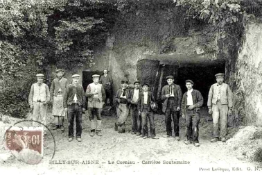 Billy-sur-Aisne - Le corniau - Carrieres souterraines
