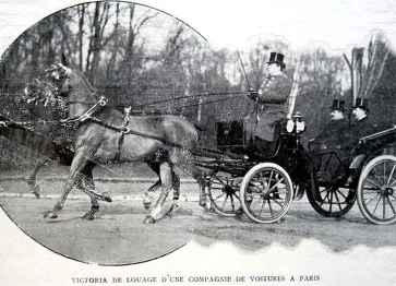 Cochers et cocheres de fiacre taxi